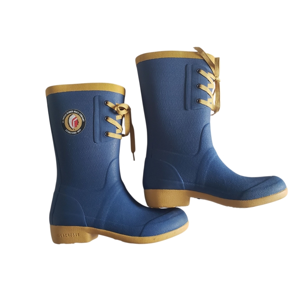 Lacrosse Rubber Mills Company Boots Hixon 12" Rain Waterproof Women's Size 6